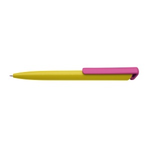 ADO™ BOIA Plastic ballpoint pen yellow - Img 9