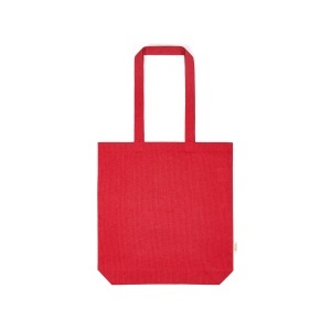 AO Sacoșă de cumpărături Elbrus din bumbac 220 g/m². Mânere și clin de 65 cm.