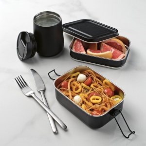 AO Tintoretto Lunchbox rSS 1240ml. 2 compartments and side buckles
