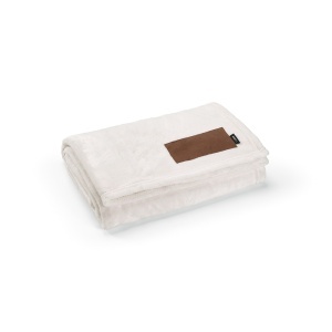 AO Pătură Van Eyck din rPET 240 g/m². Patch personalizabil.