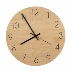 AX™ Bamboo wall clock | Imani - Img 1