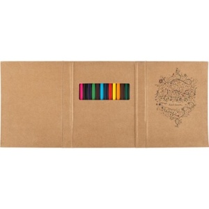 AX™ Caiet de colorat pentru adulți, creioane colorate - Img 4