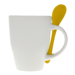 AX™ cană ceramică 300 ml cu linguriță - Img 27