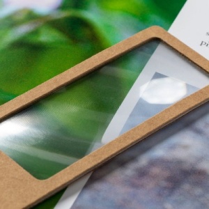 AX™ Lupe din carton reciclat, semn de carte - Img 3