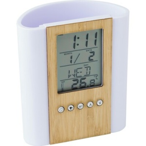AX™ Pen holder with multifunctional clock - Img 3