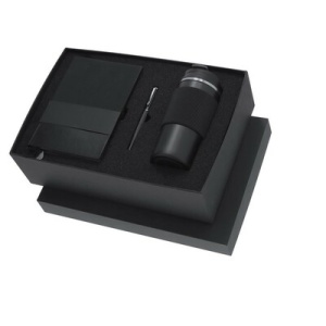 AX™ Set cadou, cană termo 470 ml, caiet A5, Pix, cutie cadou