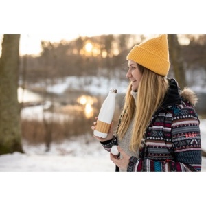 AX™ Sticlă termo 500 ml cu detaliu din bambus | Blake - Img 4