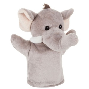 AX Elefant de pluș, marionetă de mână | Tank