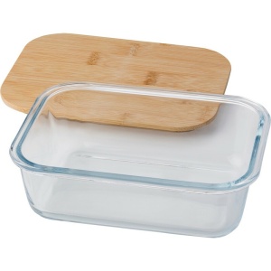 AX Glass lunch box 900 ml, bamboo lid