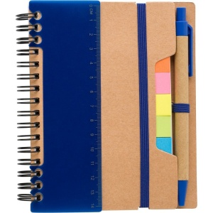 AX Memo holder, notebook, ball pen, ruler, sticky notes
