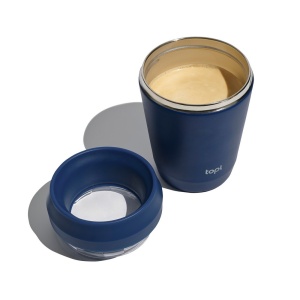 AX Pahar Topl din oțel reciclat, capac patentat 360, 235 ml - Img 5