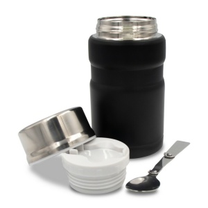 AX Thermo food container 650 ml Air Gifts, foldable spoon | Jonathan