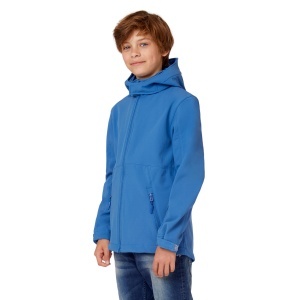 B&C Softshell cu glugă/copii