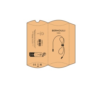 AO Cablu Ramanujan rPET. 1 m USB-C la Lightning. Încărcare rapidă.