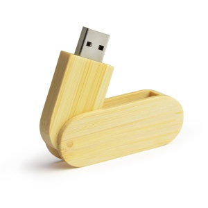 BLUE C™ Bamboo USB flash drive STALK 8 GB