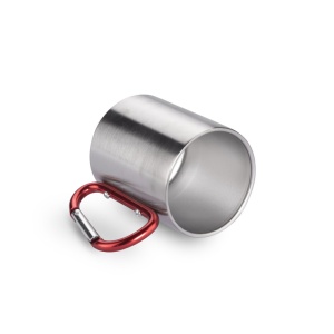 BLUE C™ Mug with carabiner CAMPIC 200 ml