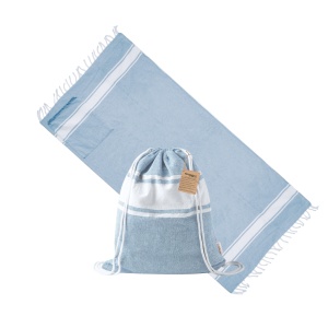 Carey - Drawstring Bag Pareo 100% Recycled Cotton 170 g/ m2 - Img 2