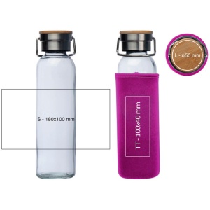 CM™ Sticlă de băut cu husă neopren, 600ml