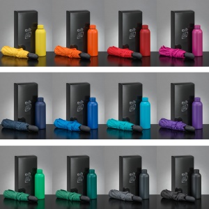 Co™ ACTIVE SET: STICLĂ DE APĂ TERMICĂ ȘI UMBRELĂ AUTOMATĂ