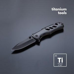 Co™ CUȚIT DE SALVARE DIN OȚEL CU ACOPERIȘ DE TITAN OPTIMA MINI