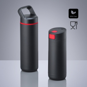 CO Expedition Set: cană de cafea 450 ml și sticlă din oțel 650 ml