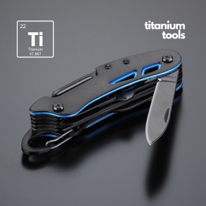 CO Optima Set II: multitool, briceag și lanternă medie