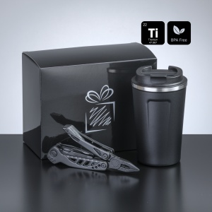 CO Travel Set II: cană termică nordic 350 ml și multitool optima