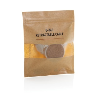 Cork and Wheat 6-in-1 retractable cable - Img 3