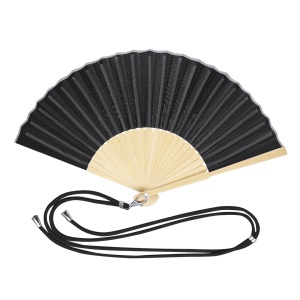 Crusoe - Hand Fan Bamboo/ Polyester - Img 1