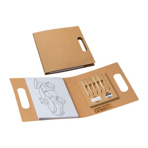 EA Kids Colouring Book with Coloured Pencils Forio