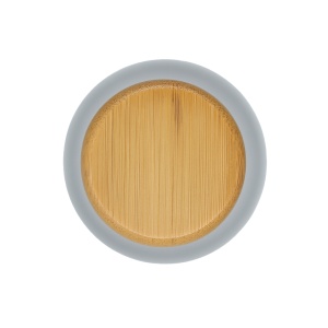 Frosted glass bottle and bamboo lid, capacity 500 ml - Img 10