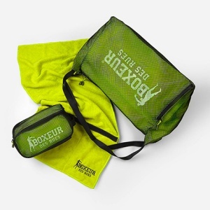 GC Boxeur des rues green/black polyester mesh sports bag - Img 2