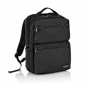 GC Underseat cabin expandable backpack spalding. col. black . in tnt and box