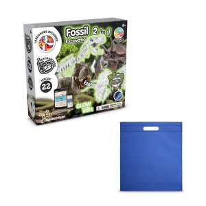 hi!™ 2 in 1 Fossil Excavation Kit IV Joc educațional furnizat cu o pungă cadou nețesută (80 g/m²)