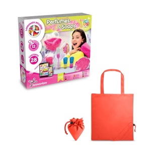 hi!™ Perfume & Soap Factory Kit V Joc educațional furnizat cu o pungă de cadou pliabilă 190T