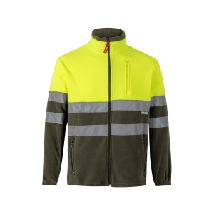 hi!™ VL EROS Jachetă fleece în două tonuri (280g/m²), din poliester (100%)