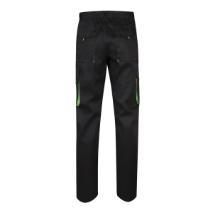 hi!™ VL HYPNOS Pantaloni de twill cu buzunare multiple în două tonuri (200g/m²), din bumbac (35%) și poliester (65%)