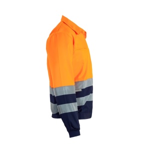 hi!™ VL NEPTUNE LARGE Two-tone twill jacket (210g/m²) made of polyester (80%) and cotton (20%) - Img 16