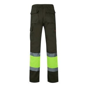 hi!™ VL POSEIDON LARGE Pantaloni din twill cu buzunare multiple în două tonuri (210g/m²), din bumbac (20%) și poliester (80%)