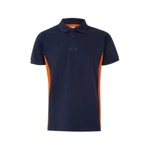 hi!™ VL SUPAY Tricou polo piqué bicolor (180g/m²), cu mânecă scurtă, din bumbac (60%) și poliester (40%)