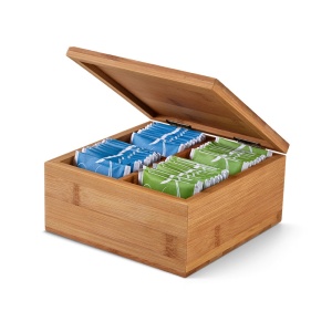HI ARNICA. Bamboo tea box with 4 compartments and magnet closure - Img 3