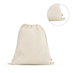 HI BELIZE. Sacoșă rucsac 100% bumbac organic (140 g/m²)