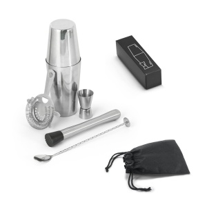 HI BRAMBLE. 6-piece stainless steel cocktail set