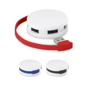 HI GARDNER. HUB cu cablu și 4 porturi USB-A în ABS