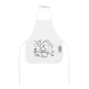 HI NILO. Children's apron for colouring in non-woven (80 g/m²) - Img 3