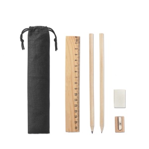 HI POCKETY. Set de scris furnizat într-o husă din material nețesut
