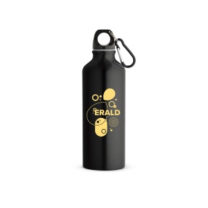 HI RE-LANDSCAPE M. Recycled aluminium (100% rAL) bottle with carabiner 530 mL - Img 8