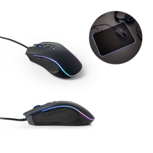 HI THORNE MOUSE RGB. Gaming mouse with 1'5m cable and ABS RGB LED lights
