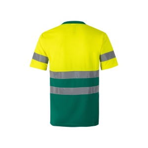 HI VL BRAHMA. Two-tone bird-eye technical T-shirt (140g/m²), in polyester (100%) - Img 10