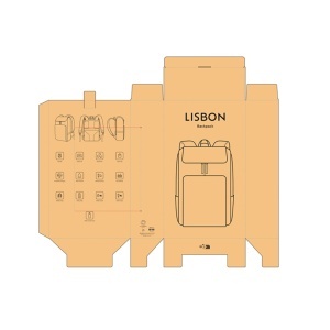 AO Rucsac Lisbon 20L rPU. Compatibil cu laptop de 15,6".